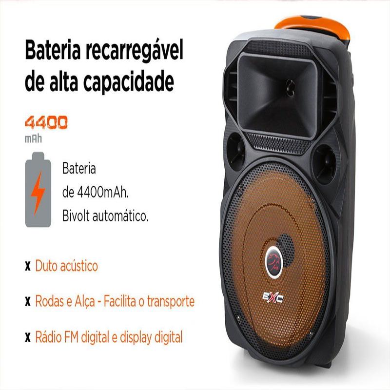 Caixa Amplificada NKS Milano Excellence PK-3500 - Caixa de Som